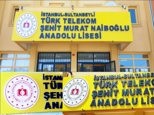 Okul Tabelası, Samsun Okul Tabelası, Bafra Okul Tabelası, Alaçam Okul Tabelası